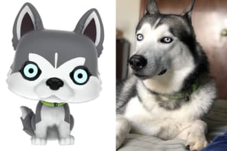 create a custom funko pop of your nice pet