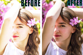 do fix overexposed photo and remove sun exposure in 3 hrs