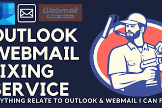 fix outlook webmail error and configure in outlook online and offline