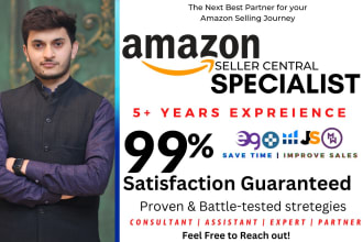 manage amazon seller central account, amazon fba virtual assistant