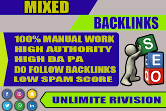 build mixed backlinks high authority link building
