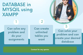 create xampp PHP database