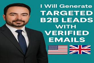 generate targeted b2b leads with verified emails for USA and UK businesses