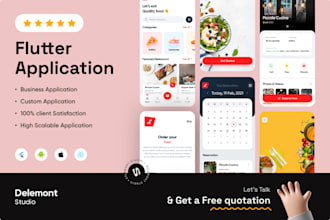 provide custom flutter app for IOS and android app