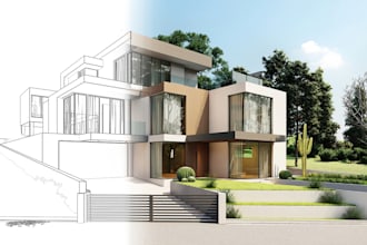 create 3d sketchup model from your 2d plan