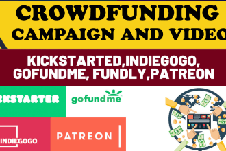 create gofunme, indiegogo, kickstarter, fundly, patreon crowdfunding campaign