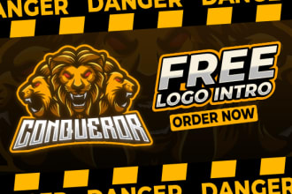 design mascot beast,lion,tiger,gaming logo for streamers