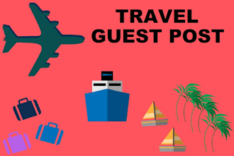write and guest post on travel website