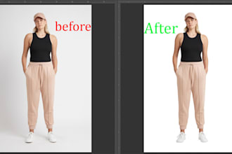 do 100 photo background remove,white,change,clipping path,