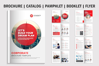 do company brochure, bifold or trifold, pamphlet, flyer, booklet