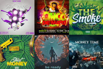 do professional mixtape cover design, album cover, or flyer