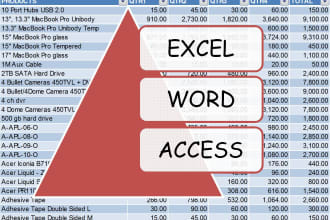execute your excel, word or access projects