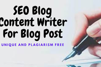 seo blog content writer for blog post