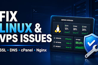 troubleshoot linux vps, cpanel, SSL, dns and hosting issues