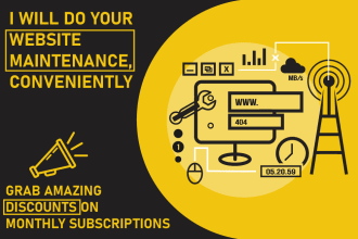 do your website maintenance conveniently