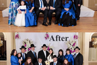 fix your wedding image editing in photoshop within 2 hours