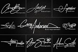 do luxury initial calligraphy signature logo