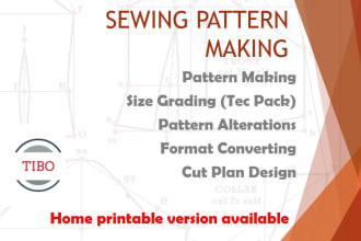be your sewing pattern maker for any type of apparel grading
