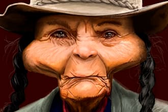 retratos, caricaturas, 2d, 3d
