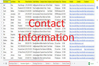 be your internet researcher to find business leads and email finder