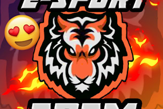 design unique gaming, mascot,  esports logo designs