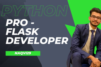 develop and fix python flask codes