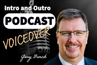 record your podcast intro and outro voice over