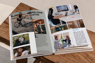 design excellent catalog magazine book and cover page
