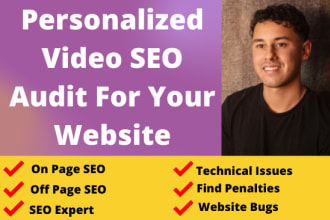 create an expert video SEO audit report for your website