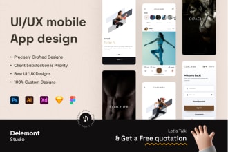 do mobile app ui ux design or mobile app ui design in figma