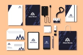 design stunning business cards, letterhead, and stationery items
