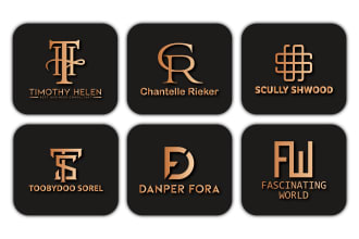 elegant and sleek monogram logo designs for a touch of luxury