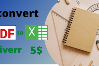 convert pdf to excel