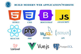 create javascript, reactjs web app, PHP apis, mysql database and web developer