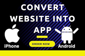 convert website to android and ios app