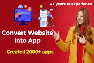 convert website to android and ios app