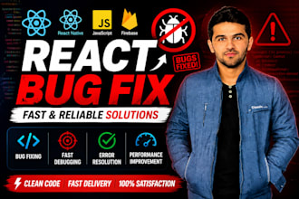 fix react, react native, javascript, and firebase bugs
