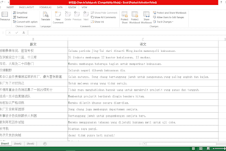 translate from chinese to indonesia or indonesia to chinese