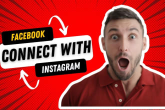 connect facebook page with instagram account