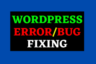 fix wordpress error, internal server error, critical error and fatal error