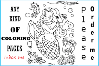 children coloring, activity pages for kids