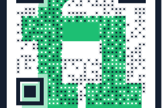 create a professional dynamic qr code with a custom logo and color in 1 hour