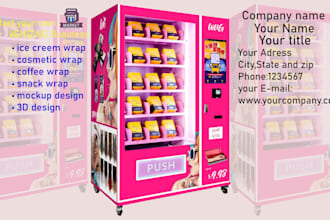 do vending machine wrap design