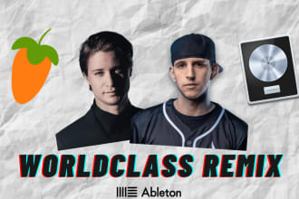 remix your song to a worldclass edm or house track