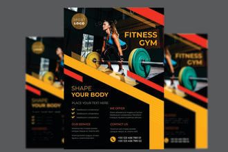 design basketball, football,gym and sports flyer