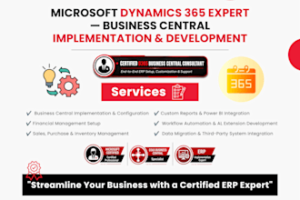 implement develop microsoft dynamics 365 business central