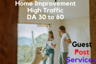do home improvement guest post on high da blog