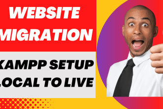 setup wordpress on localhost, transfer to live,and migration