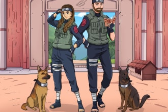 draw you in naruto anime style