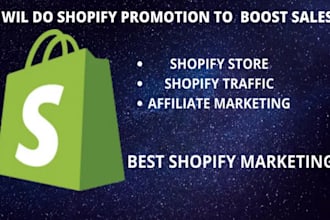 do shopify marketing, shopify promotion, shopify store marketing
